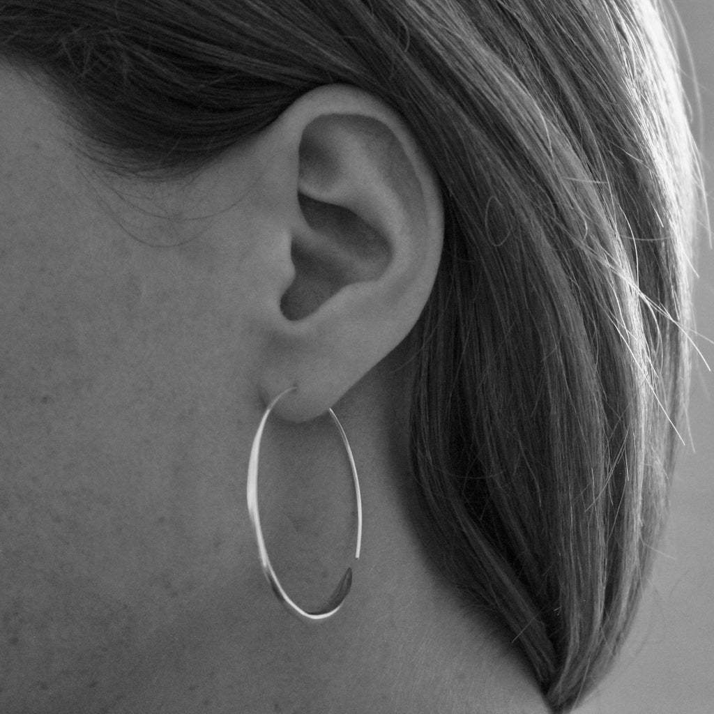 Gold Wrap Over Hoop Earrings - Beyond Biasa